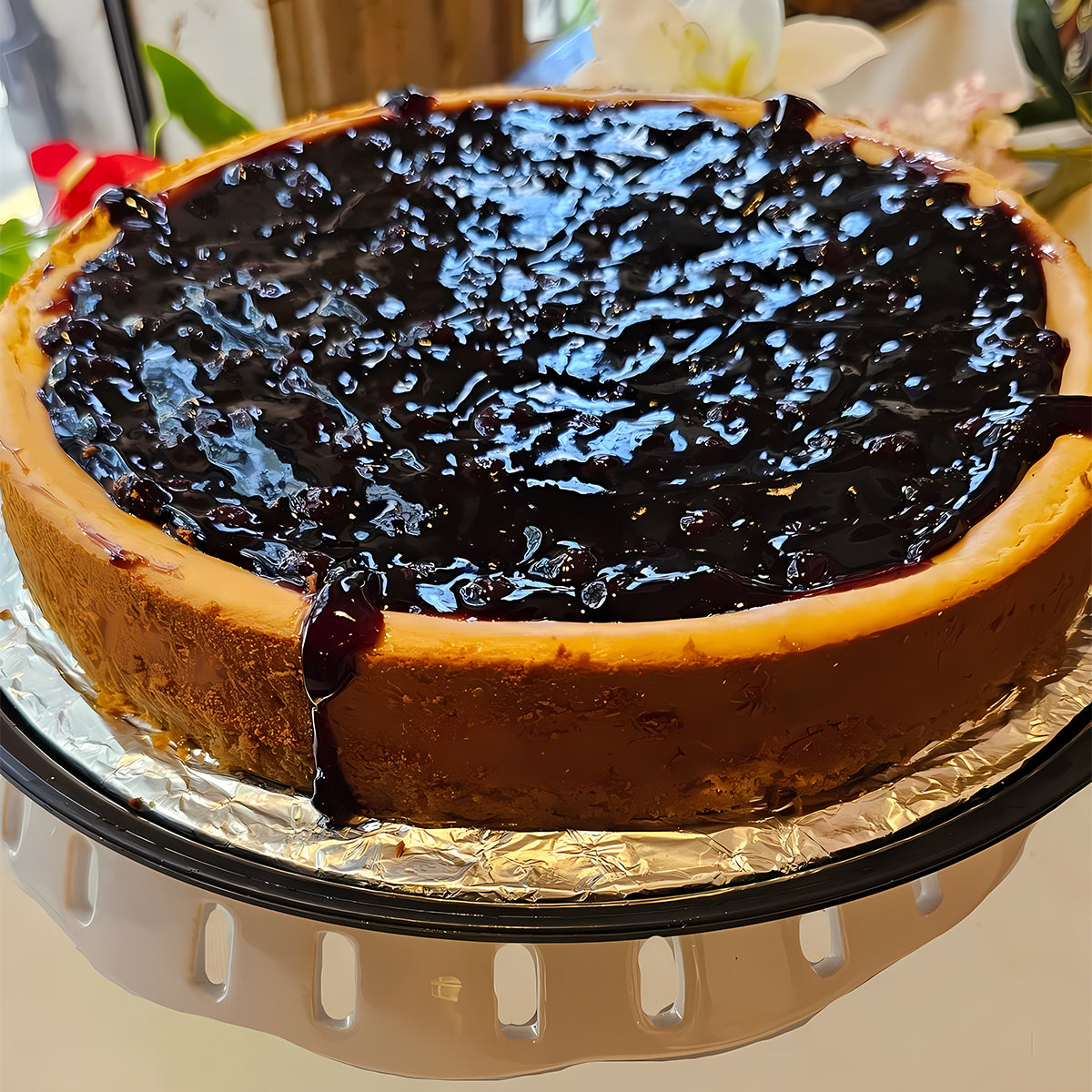 Queso con Blueberries